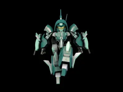 Bee Style  Asshimar and Quelimar variant Gundam 3D print model