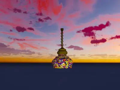 Antique Hanging LIght 3D model