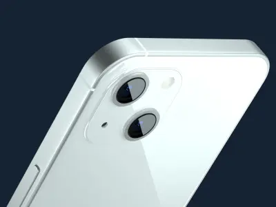  iPhone 13 Starlight Pro Scene Low-poly 3D model