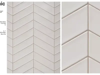 Chevron Tile in Stacked Layout Texture