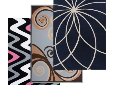 Rug Set 890 3D model