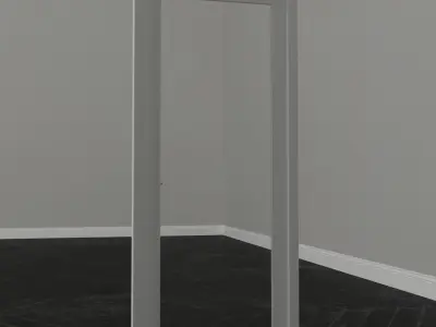 Glass Door Low-poly 3D model order