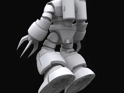 Gundam mobile suit MSM07 ZGOK model 3D model