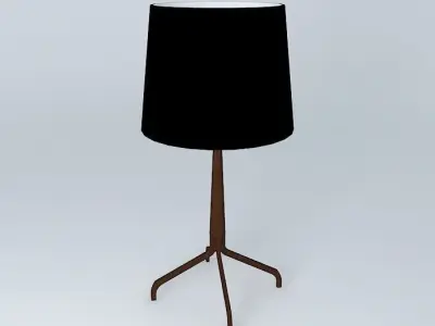 lamp lamp table with shade Free 3D model