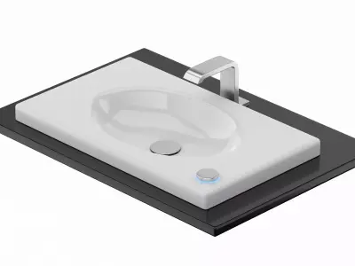 TOTO Neorest II Vessel Lavatory with LED Lighting 3D model