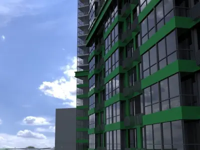 Residental Complex 3D model