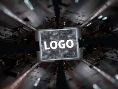 C4D Octane CPU chip core capacitance Scifi Circuit board 3D model