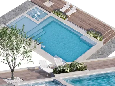 Pool 25 3D model