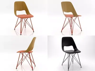 Jill eames chair eames chair eames chair ea 3D model