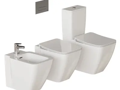 Ideal Standard STRADA II WC Full Set 3D model