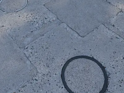 Ultra realistic Concrete floor Hq 3 3D model