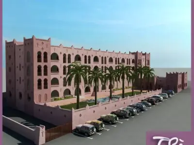 MOROCCO HOTEL 3D model