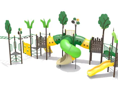 Jungle Playground 3D model