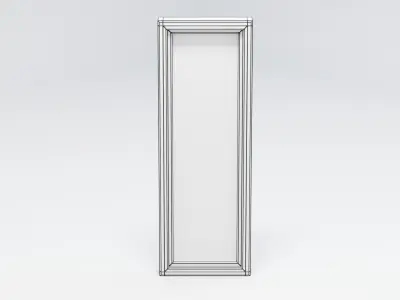 Modern Tall Window Low-poly 3D model