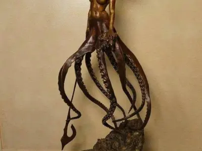 Octoqueen - Queen of seas 3D print model