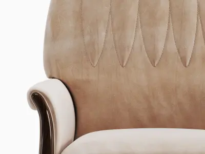 Theodore Alexander Grace Executive Armchair 3D model