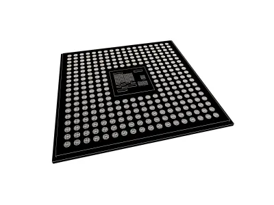 Chip v2 002 Low-poly 3D model