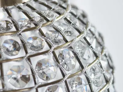 Antique Brass Barton 1 - Light Globe Pendant 3D model