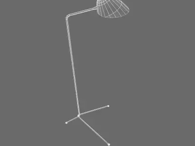 Standing room lamp 3D model