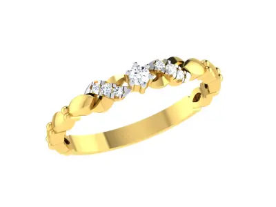 Solitaire Women Engagement Wedding Rings 3D print model order