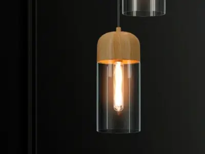 Hanging lamp LOFT HOUSE P-166 3D model