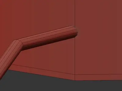 Muffins table lamp - wood and glass 3D model