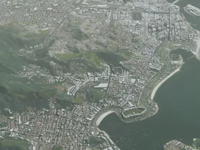 Rio de Janeiro Brazil 3D model
