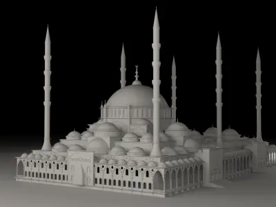 Big Mosque 3D model