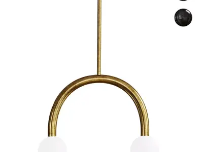 Happy small pendant lamp 3D model