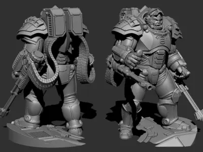 Uruks - Aspect of Contempt 2 3D print model