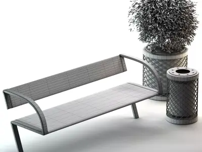 Urban Furniture 22 3D model