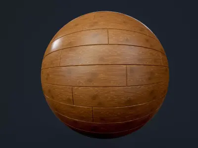 Wood Floor Planks Seamless PBR Texture Texture