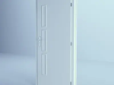 White Door 1 3D model