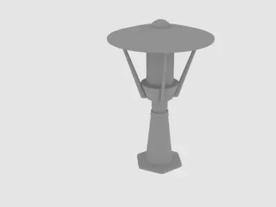Konstsmide Gemini Garden Light Low-poly 3D model