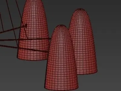 Montfaucon Chandelierr 3D model