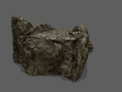 Stairs stone staircase Low-poly 3D model get