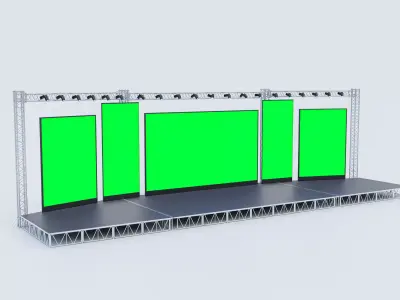 Concert Stage 08 3D model