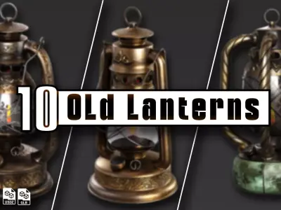 Old Lanterns 3D model