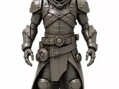 steampunk robotic 5 3D print model