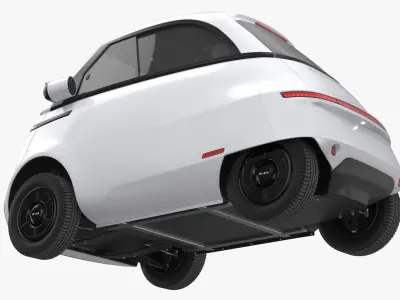  Microlino Urban Electric Microcar White 