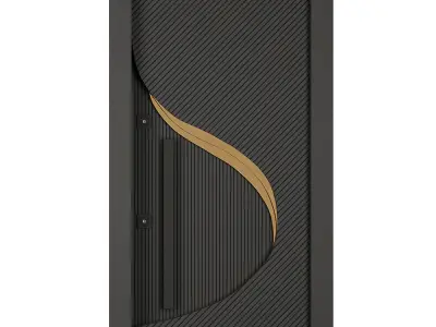 Entrance door set207 3D model