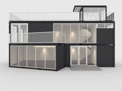 Container Cabin 1 3D model