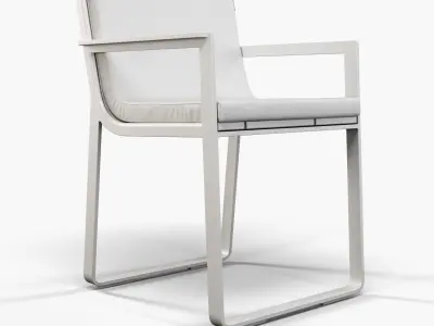 Gandia Blasco Flat chair 3D model