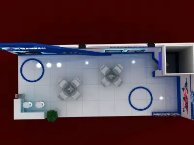 Mak Exhibit Fair Stand 3D model