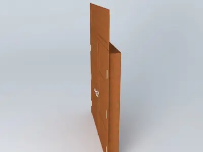 Main Brown Door  3D model