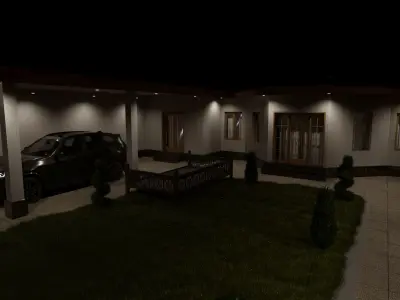 exterior home and models of it 3D model