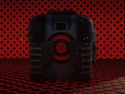 Sci-fi Crate 3D model get