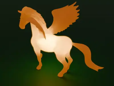 Pegasus indirect lighting 3D model