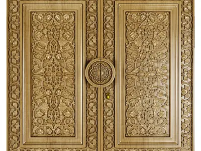 Oriental Arabic Door 3D model