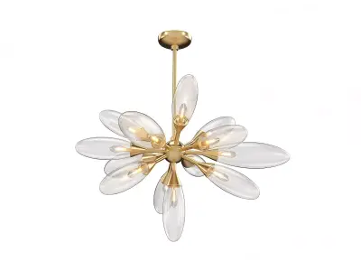 Cordoba Chandelier 39 Inch Ceiling Light 3D model